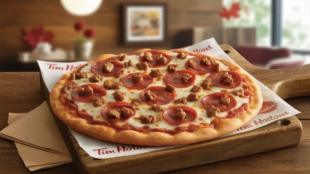 3 Meat Hat-Trick Flatbread Pizza