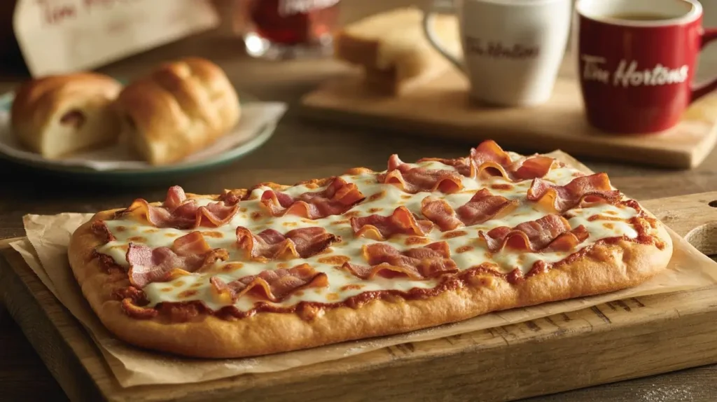 Bacon Everything Flatbread Pizza