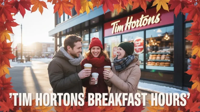 Tim Hortons Breakfast Hours in Canada
