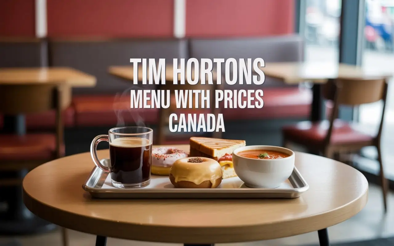 Tim Hortons Menu With Prices Canada