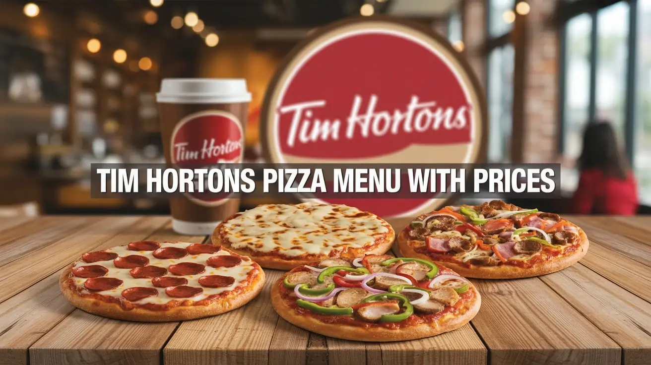 Tim Hortons Pizza Menu with Prices in Canada